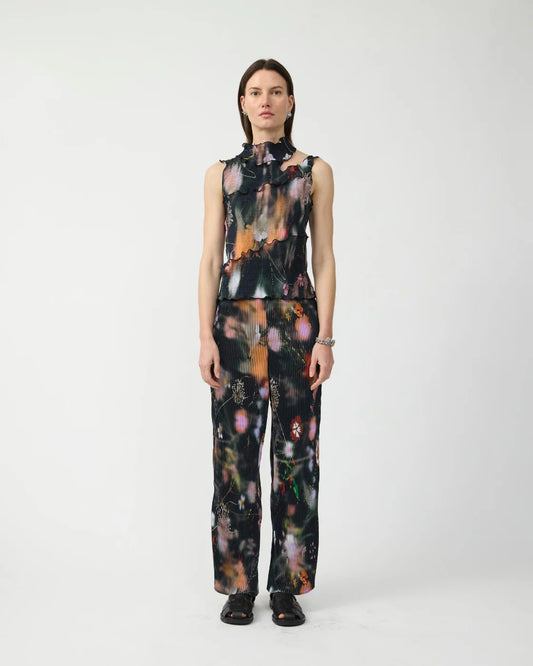 Julia Heuer Matti Smock Hand Pleated Top