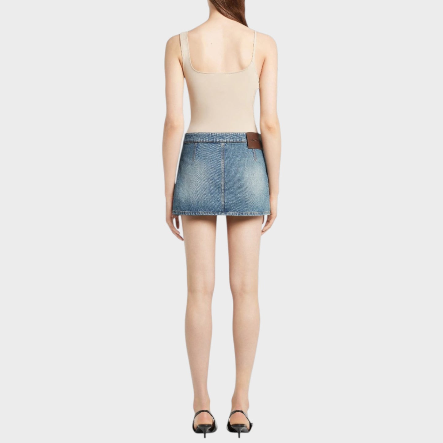 Courreges Denim Mini Skirt