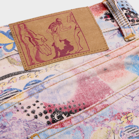 Martine Rose Fruits Denim Pants