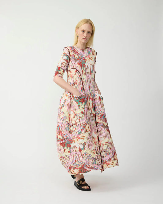 Julia Heuer Uma Hand Pleated Dress