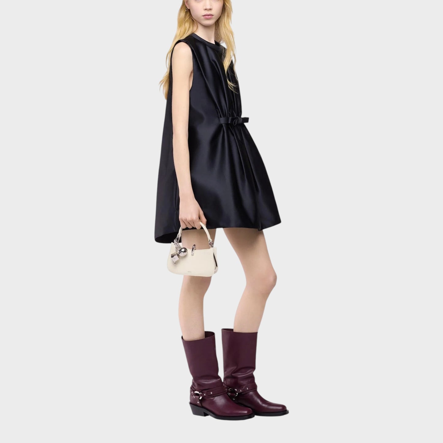 Rabanne Satin Mini Dress