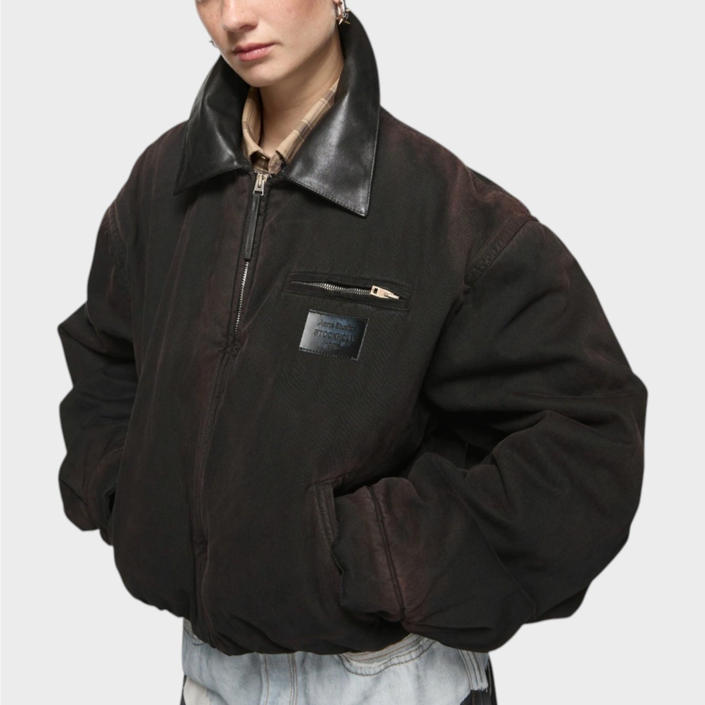 Acne Studios Logo Patch Bomber