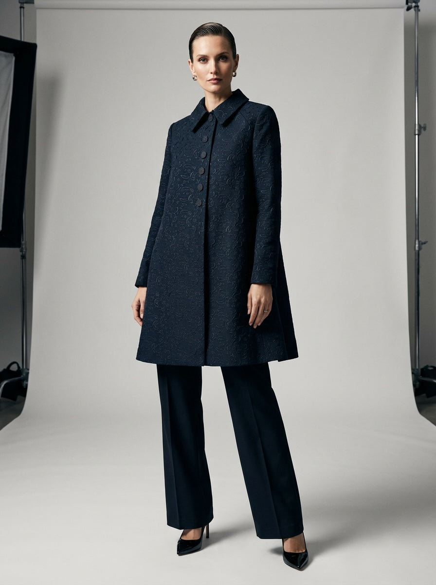 Alaïa Canvas Brode Rammages Coat