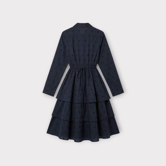 Alaïa Pois Brodes Kimono Shirt Dress