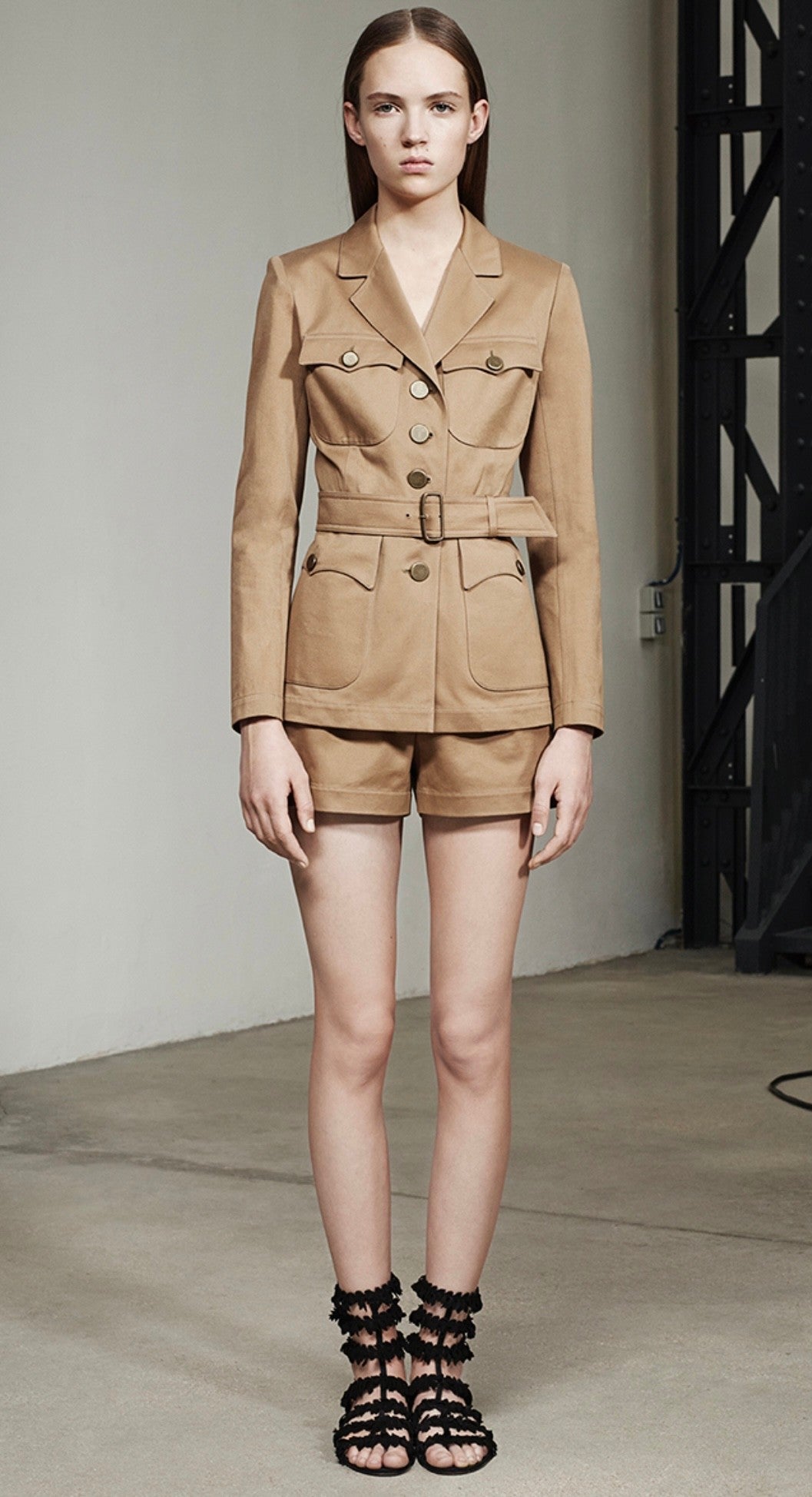 Alaïa Garbardine Safari Jacket