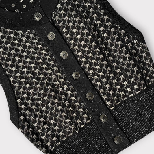 Alaïa Recif Lurex Knit Vest