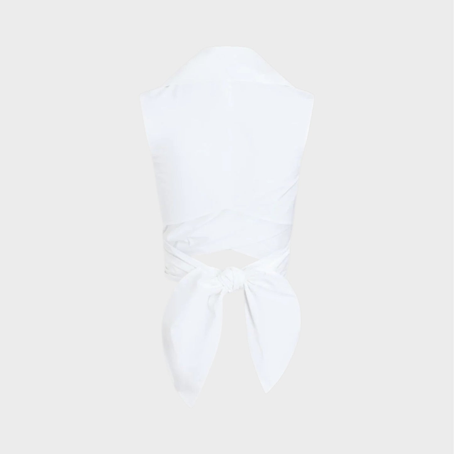 Patou Cotton Draped Tank Top