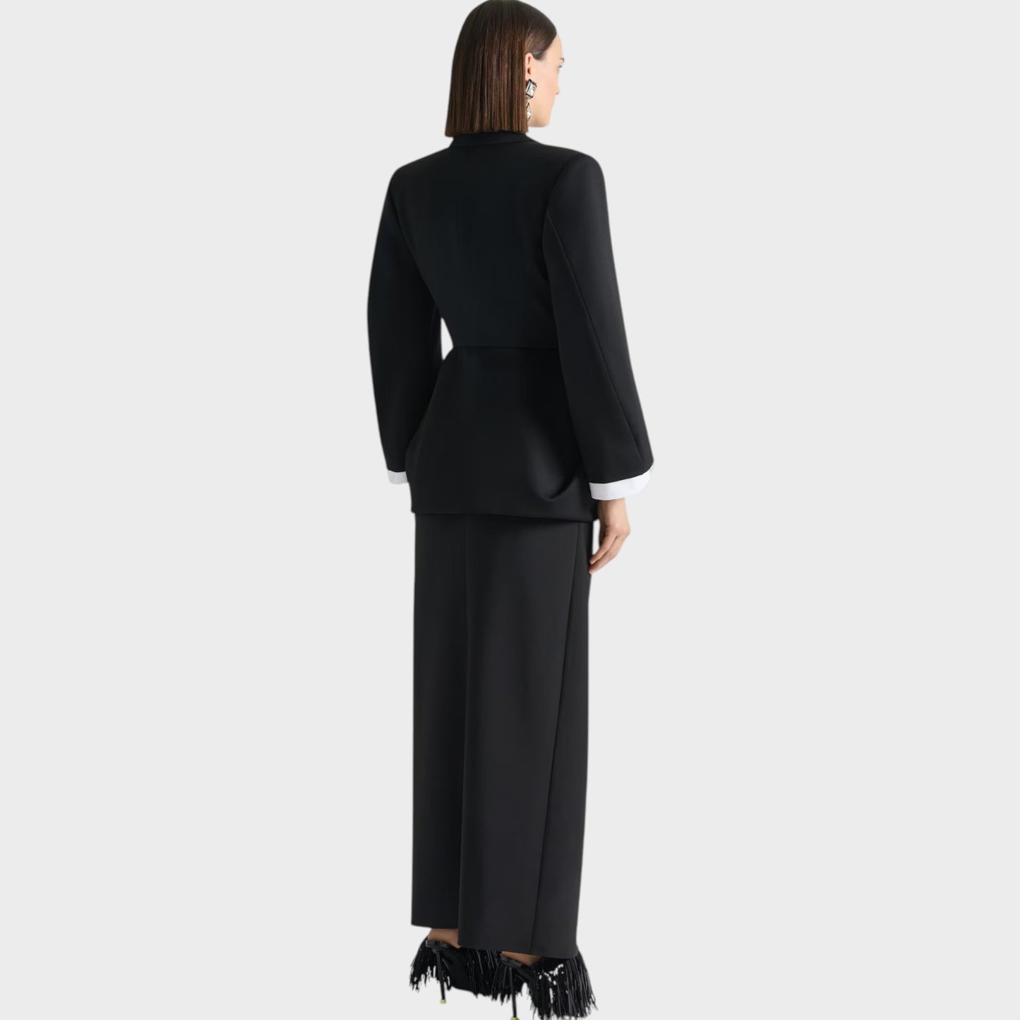 Givenchy Wool & Mohair Long Skirt