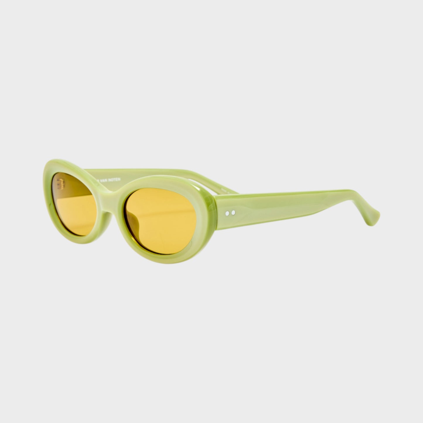 Dries Van Noten Acetate Oval Sunglasses