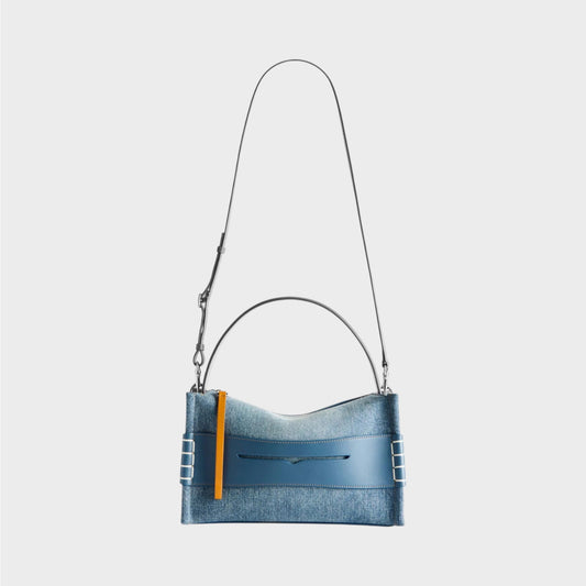 JW Anderson Denim Loafer Shoulder Bag