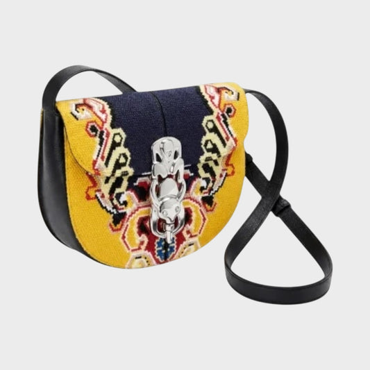 Loewe Lapin Embroidery Heel Bag