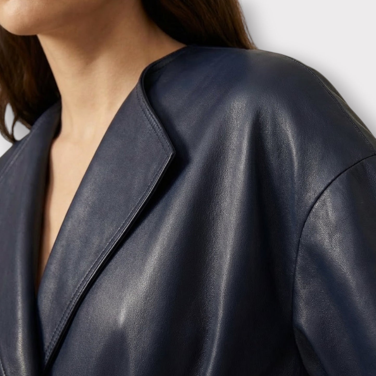 Loewe Nappa Leather Belted Coat