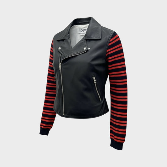 Loewe Leather Biker Jacket