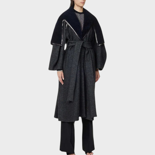 Loewe Wool Belted Long Coat