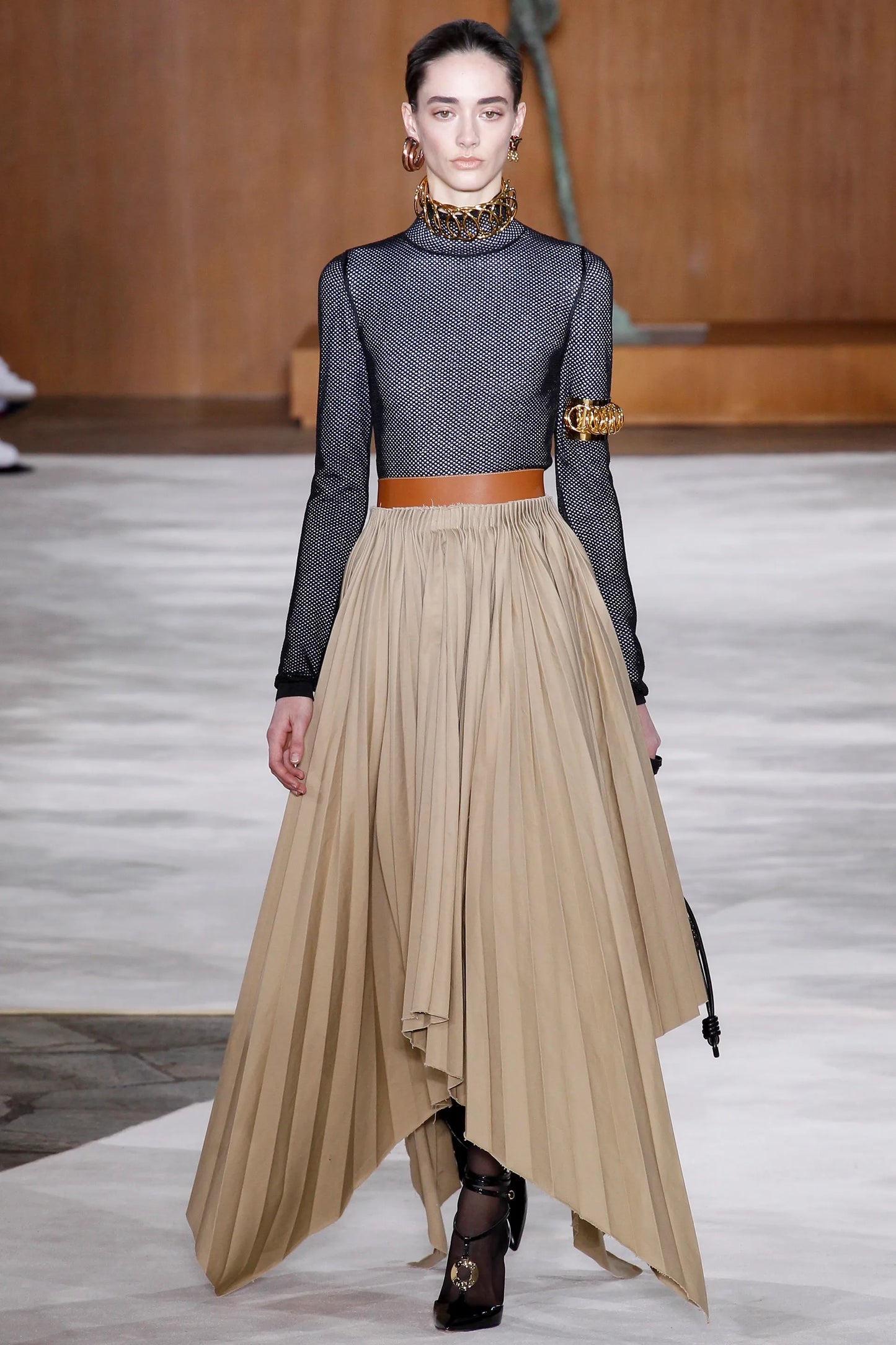 Loewe Double Mesh Turtleneck Top