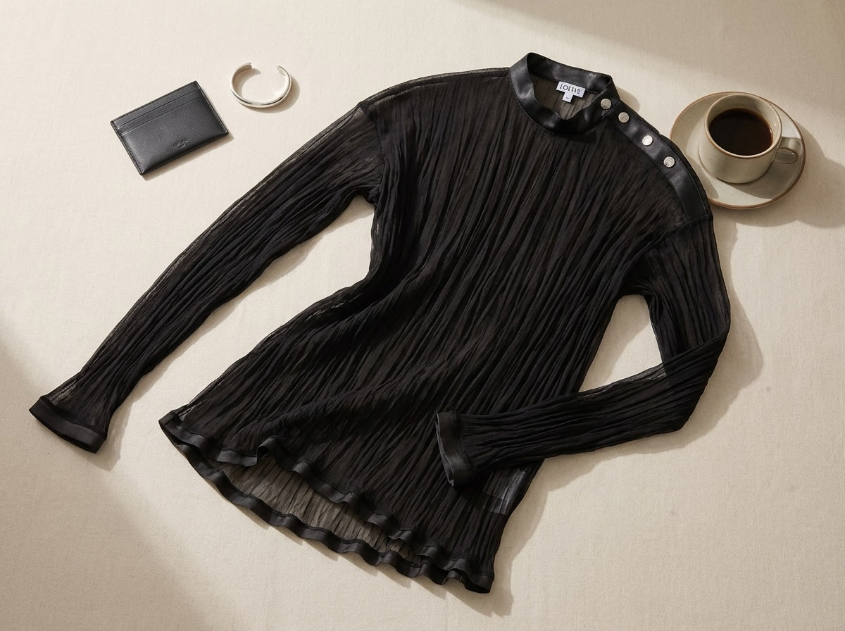 Loewe Crinkle Leather Top