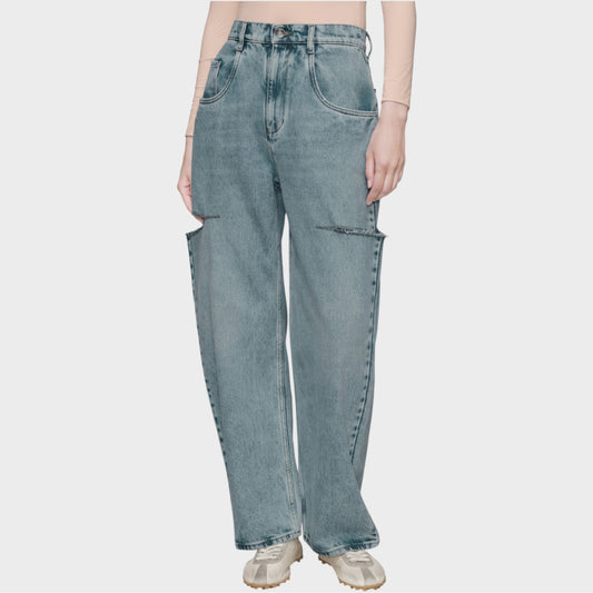Maison Margiela Cut Out Denim Pants