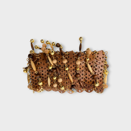 Rabanne Wood Nano Bag