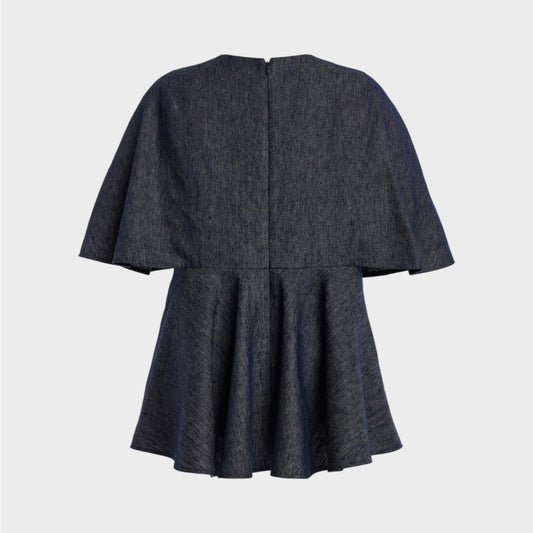 Ashlyn Zephy Linen-Blend Blouse