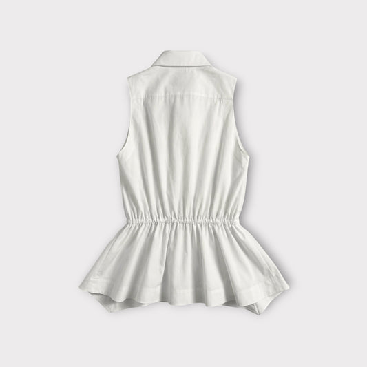 Alaïa Cotton Sleveless Shirt