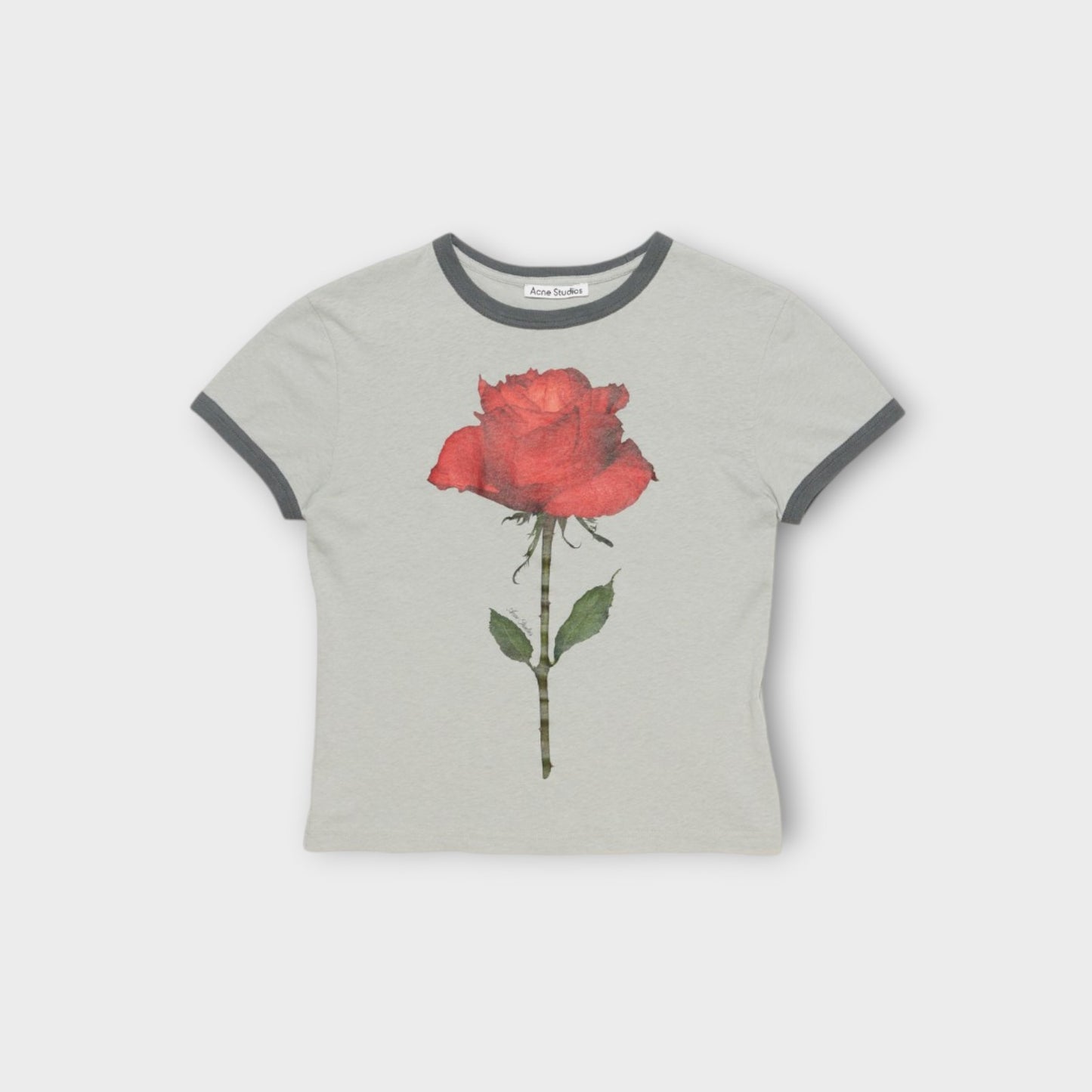 Acne Studios Rose Graphic T-Shirt