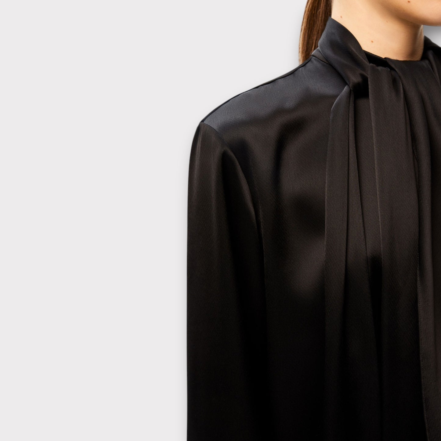 Loewe Lavalliere Satin Blouse