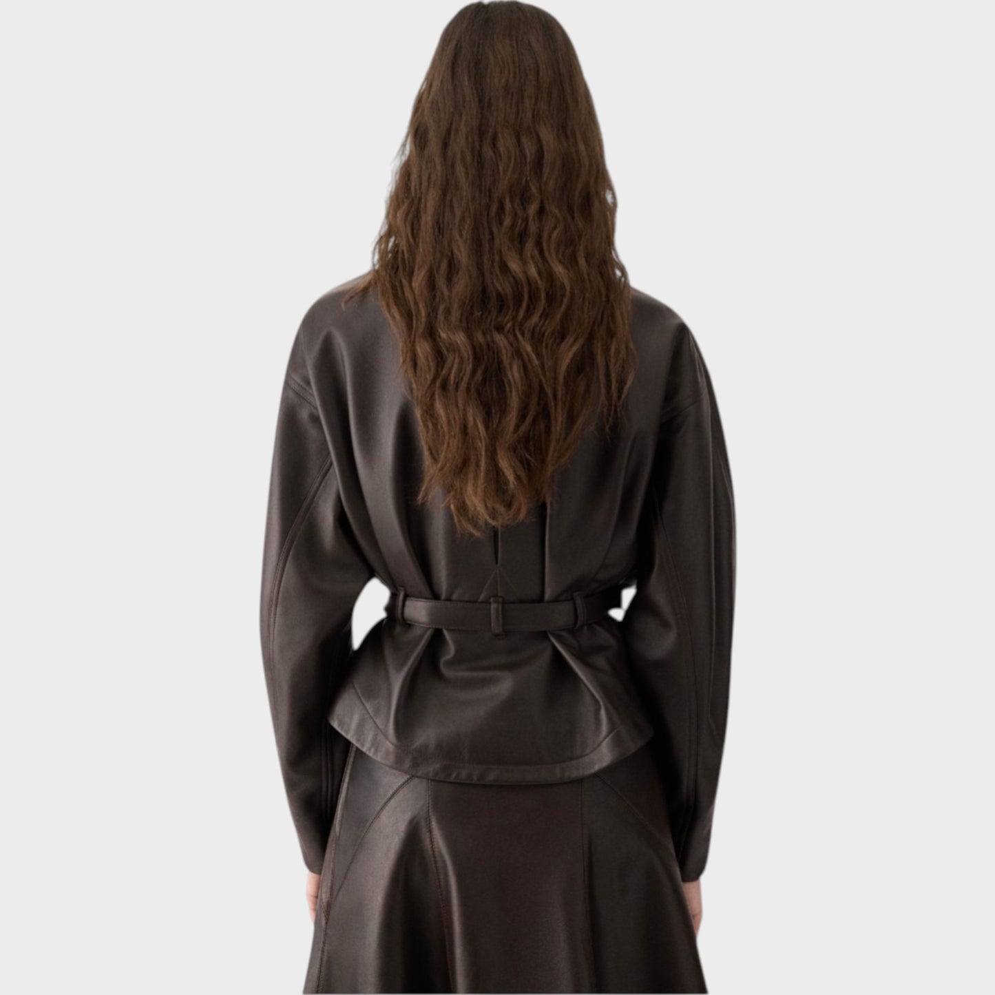 Jacquemus Ciro Leather Belted Jacket