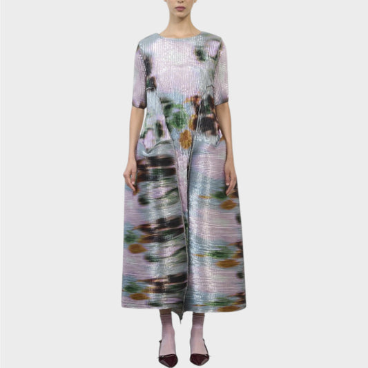 Julia Heuer Uma Hand Pleated Dress