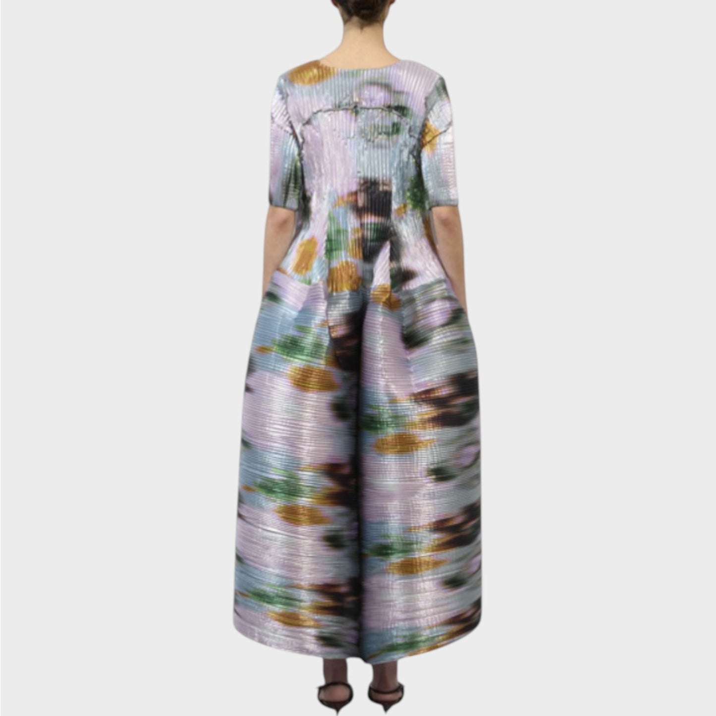Julia Heuer Uma Hand Pleated Dress