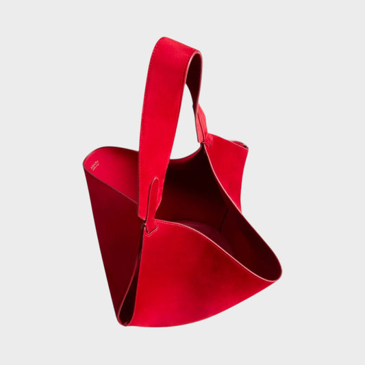 Khaite Lotus Mini Suede Tote Bag