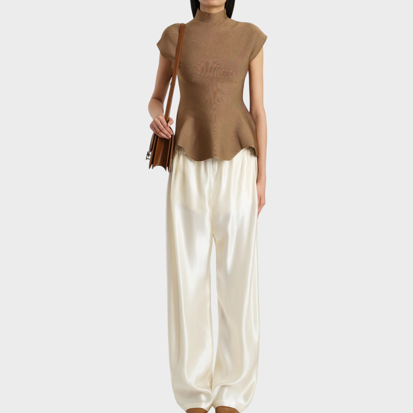 Khaite Rohen Satin Trouser