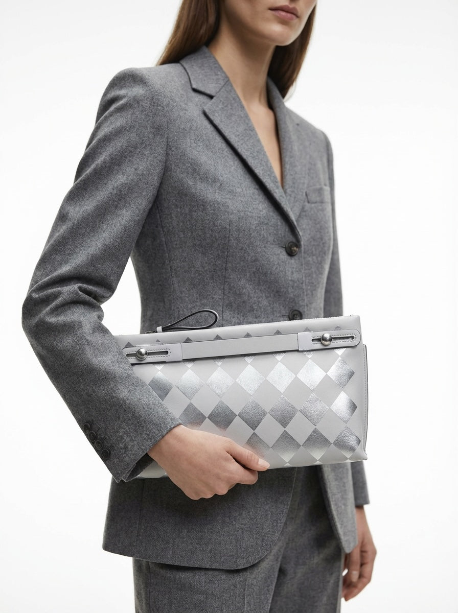 Loewe Missy Checked Shoulder Bag