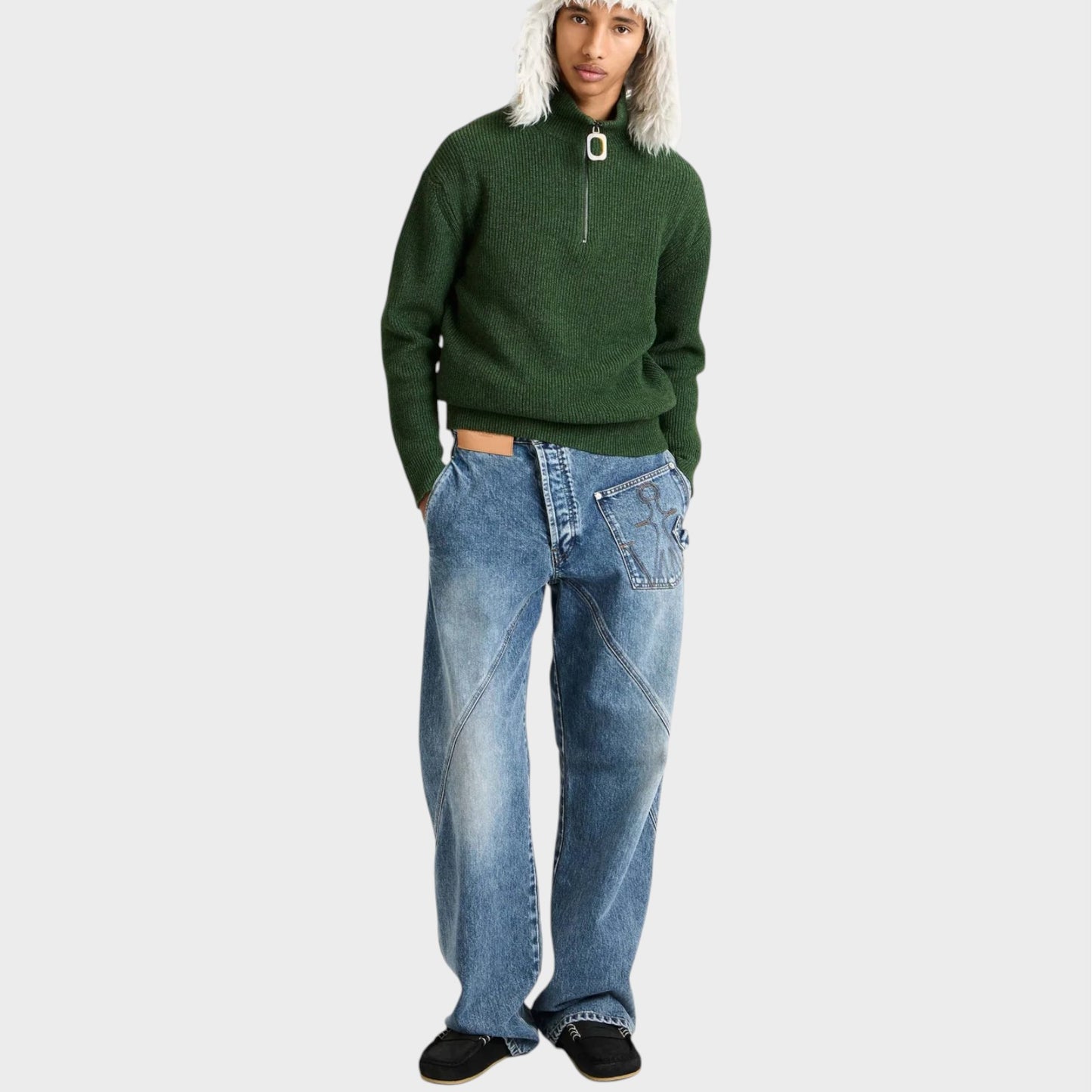 JW Anderson Half Zip Jumper