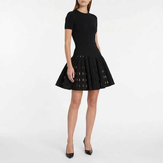 Alaia Eventail Mini Skirt