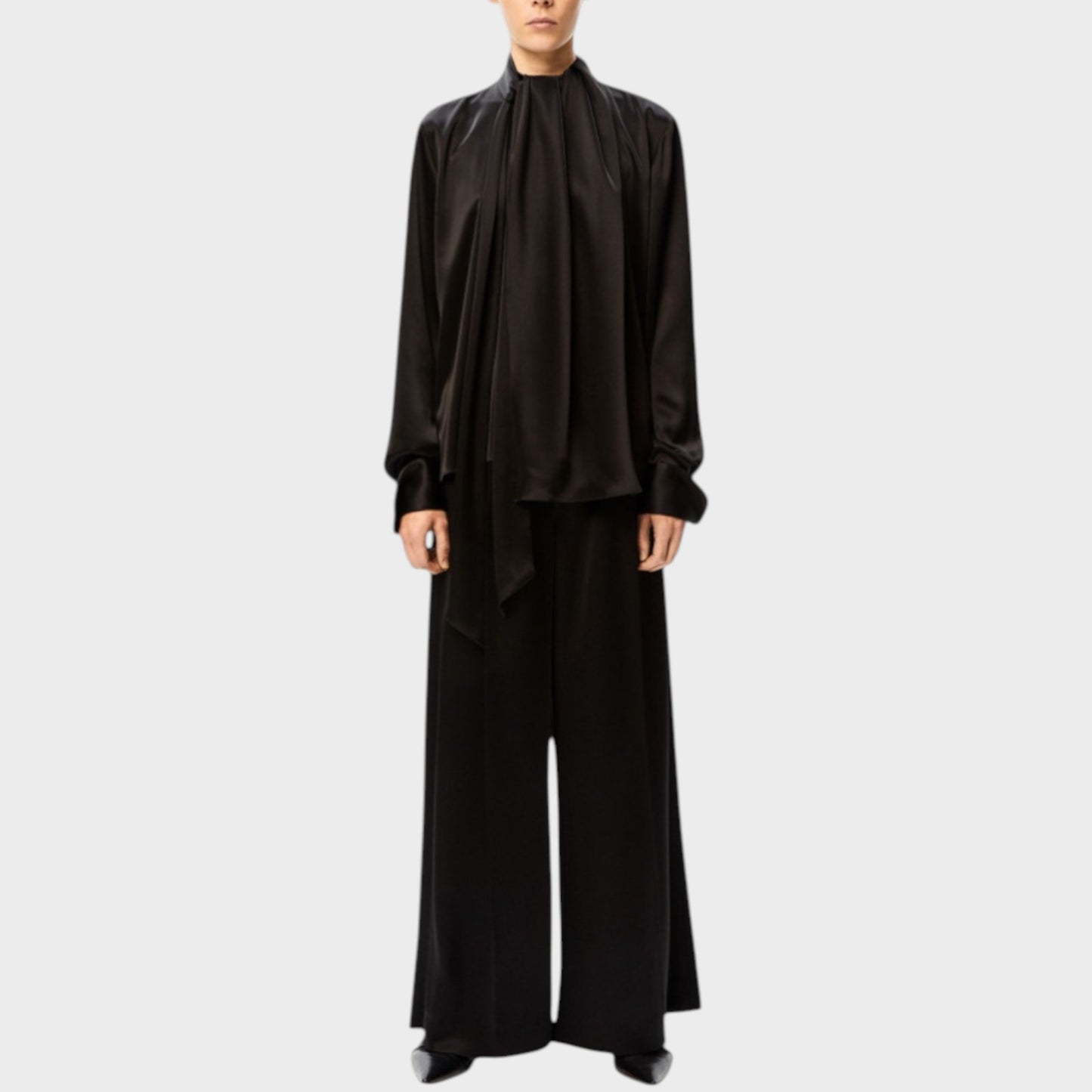 Loewe Lavalliere Satin Blouse