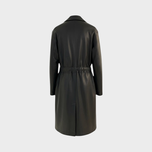Loewe Leather Slim Fit Coat
