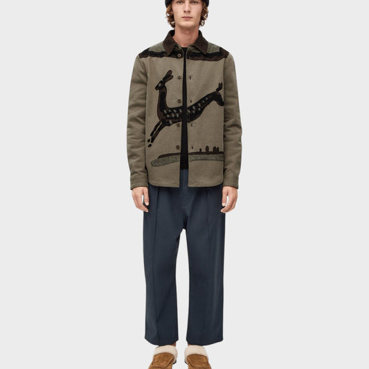 Loewe Deer Intarsia Shirt