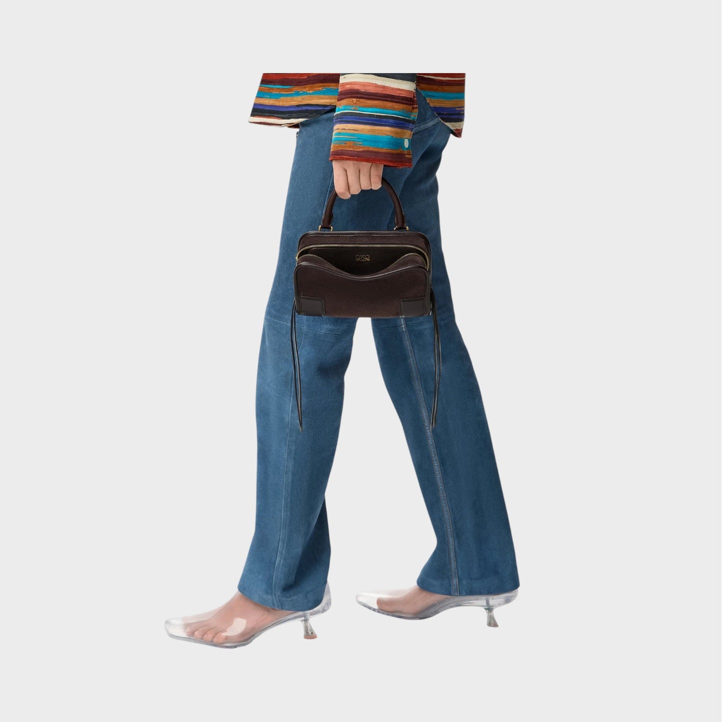 Loewe Amazona 180 Suede Mini Bag
