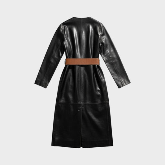 Loewe Long Leather Coat