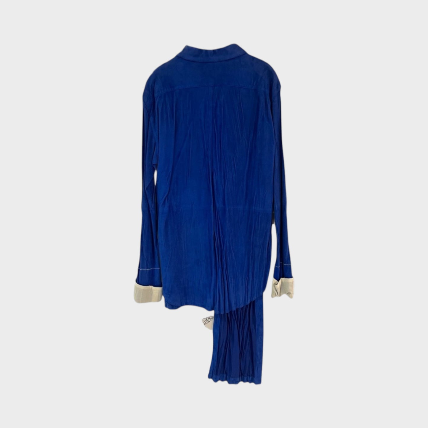 Loewe Suede Crinkle Asymetric Shirt