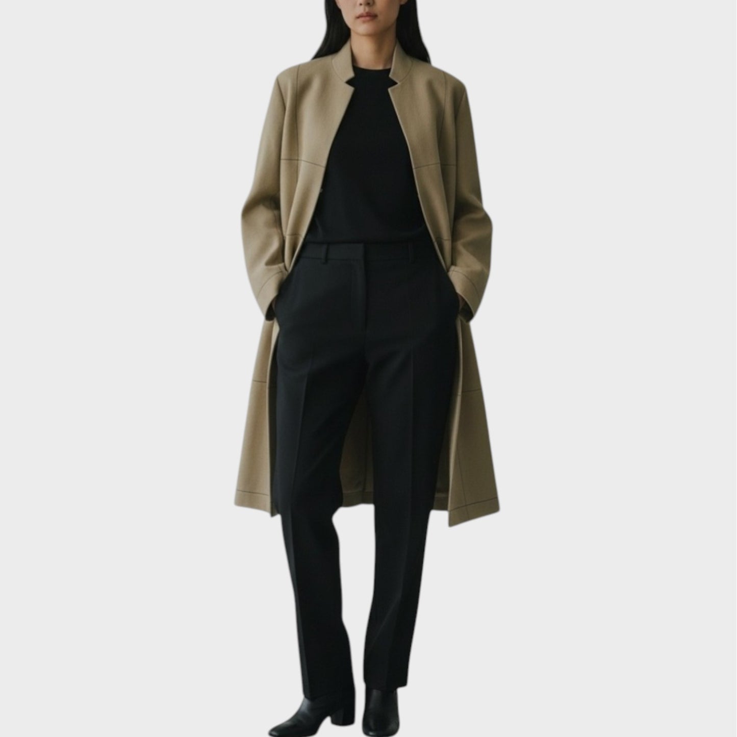 Loewe Tailored Long Linen Coat