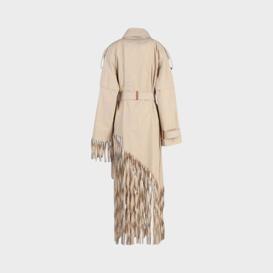 Loewe Long Fringe Trench Coat