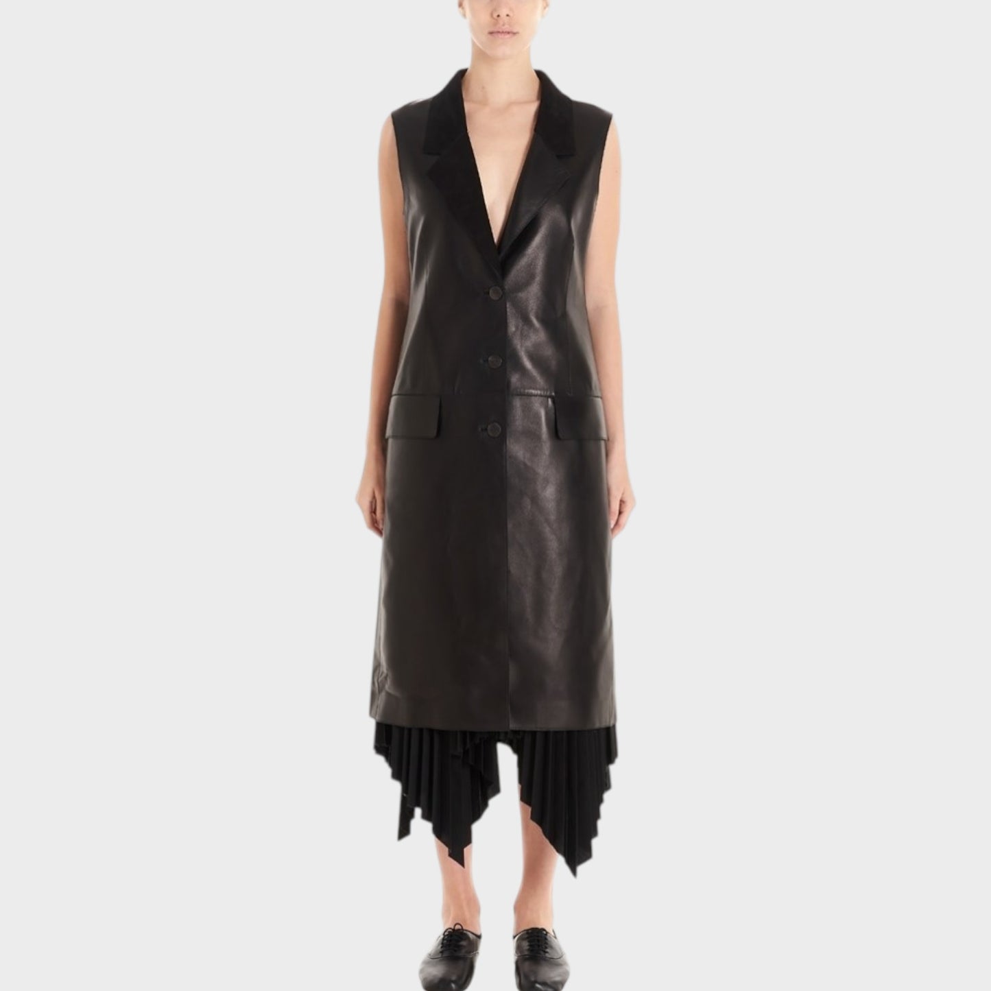 Loewe Suede Leather Vest Jacket