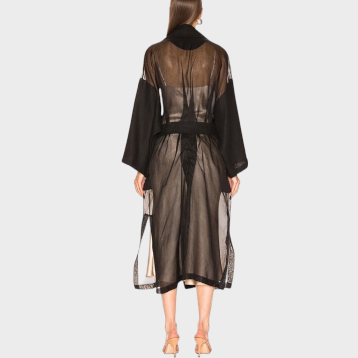 Loewe Linen Organdy Belted Coat
