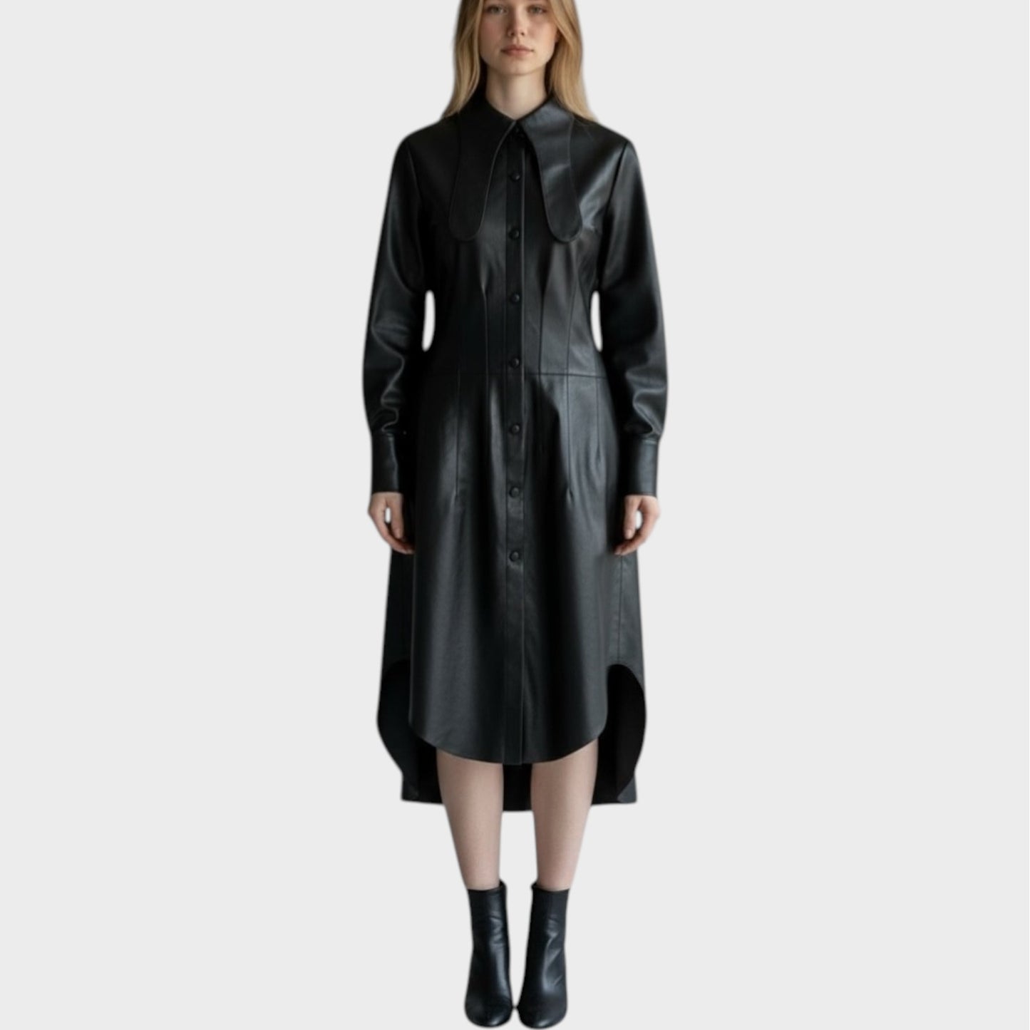 Loewe Leather Shirt Dress