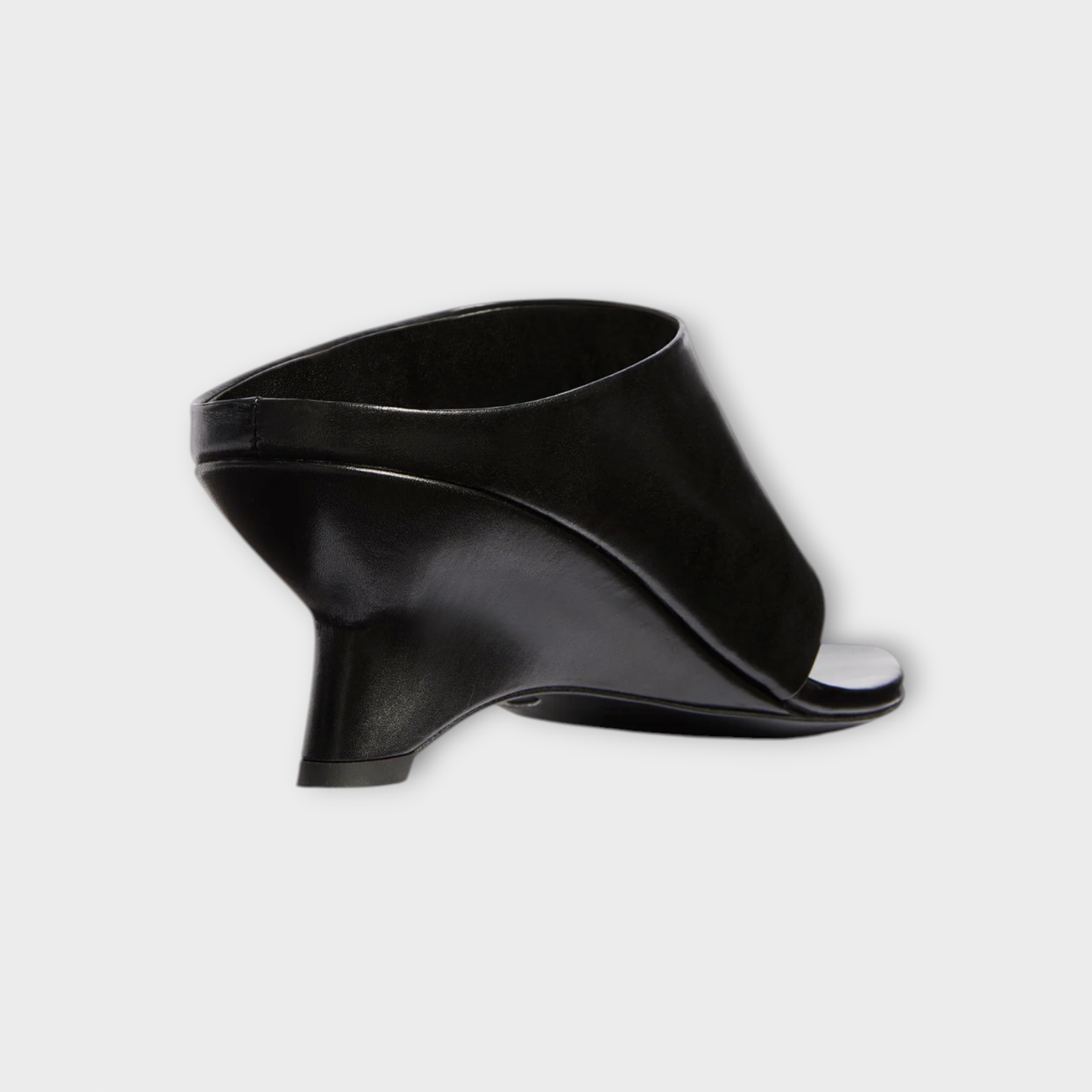 Khaite Marlow Glazed Leather Mule