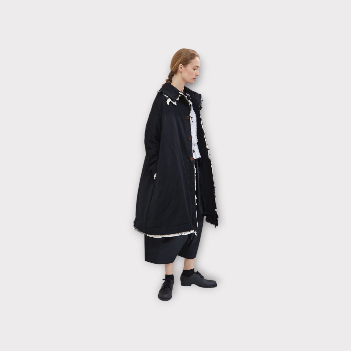 Comme des Garcons Satin Multi Layers Coat