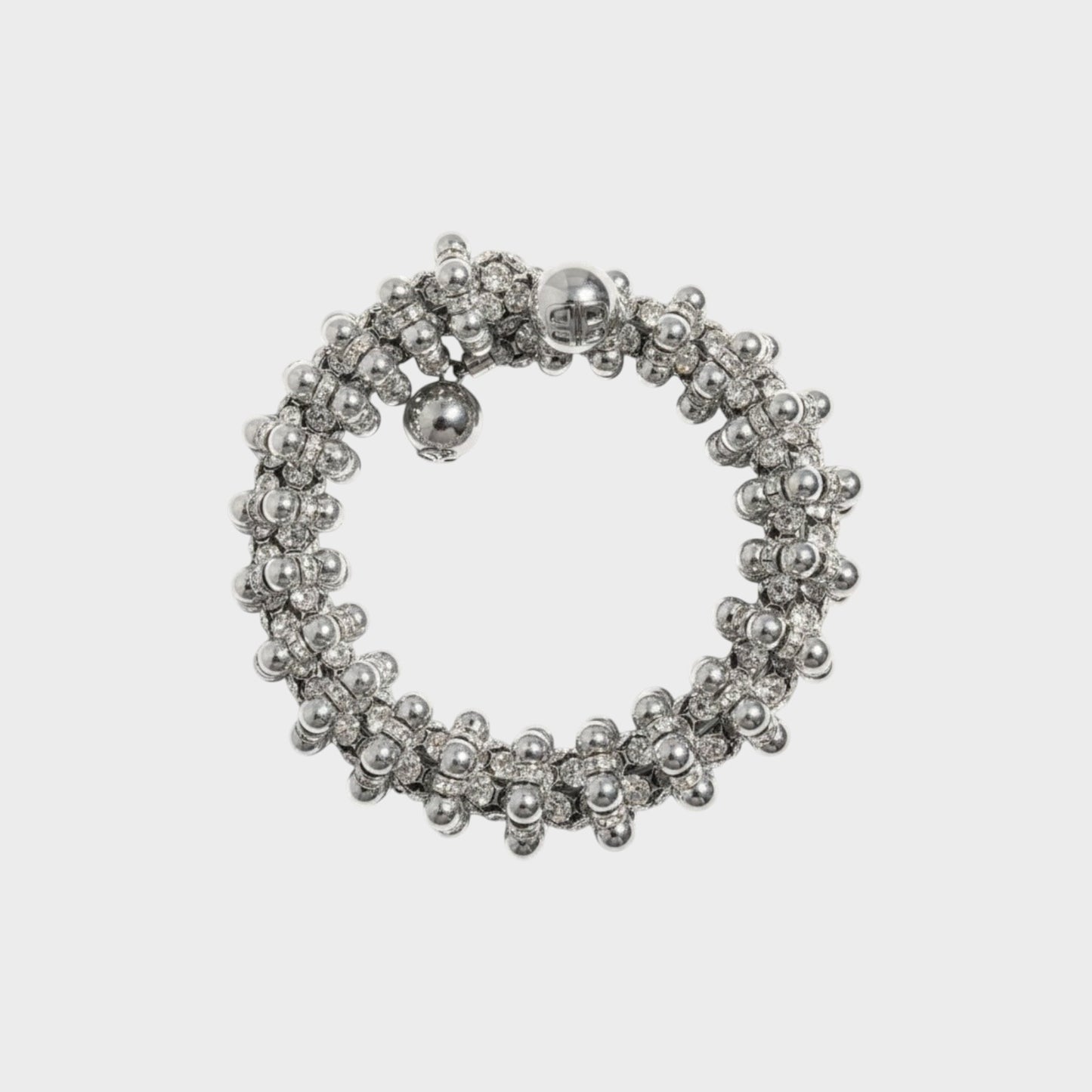 Balenciaga Brass Strass Bracelet