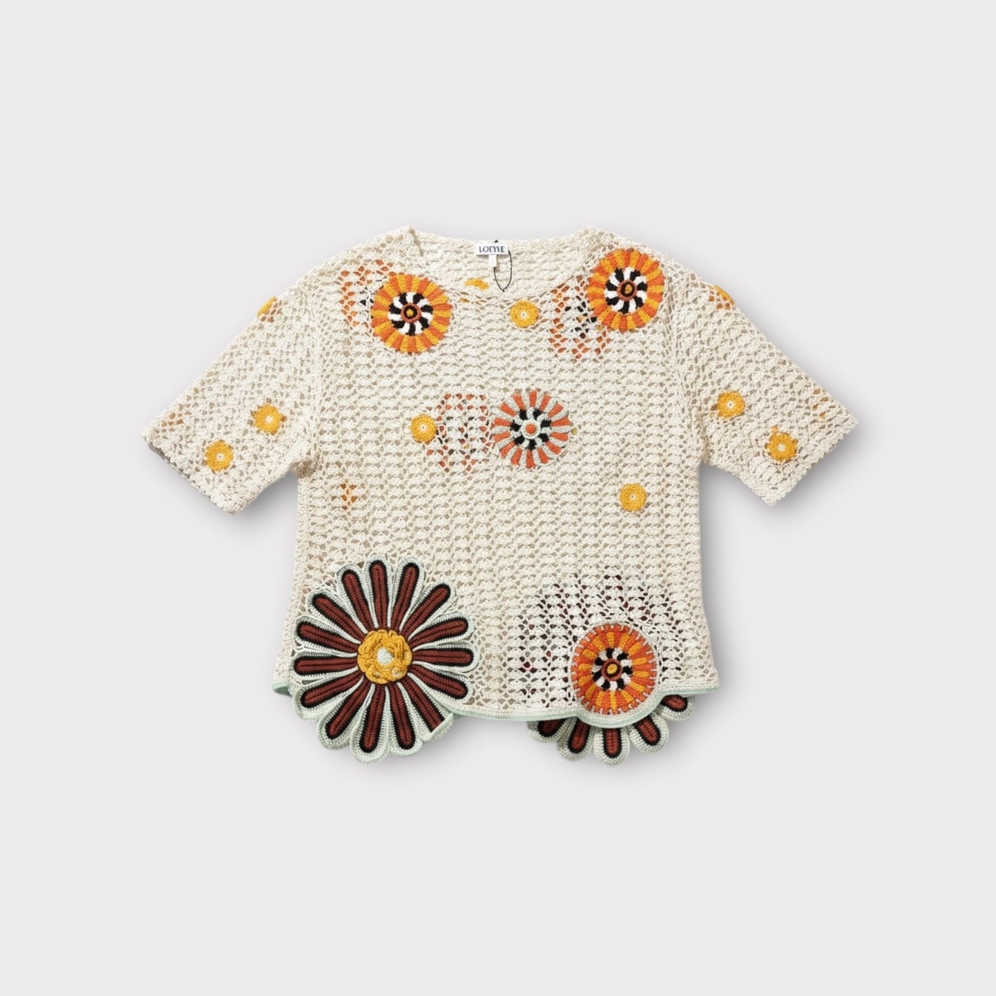 Loewe Crochet Flower Top