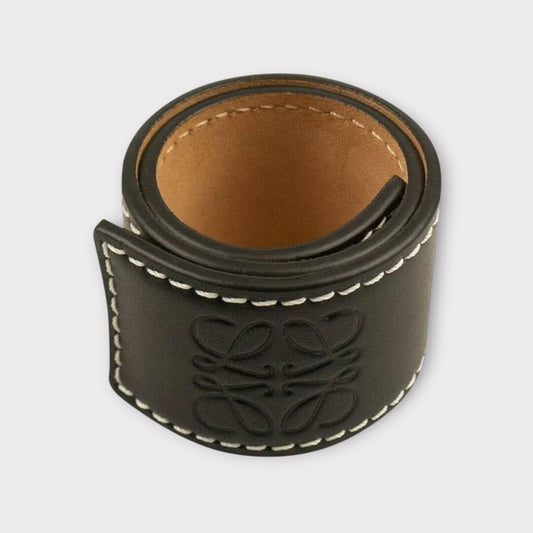 Loewe Anagram Embossed Slap Bracelet